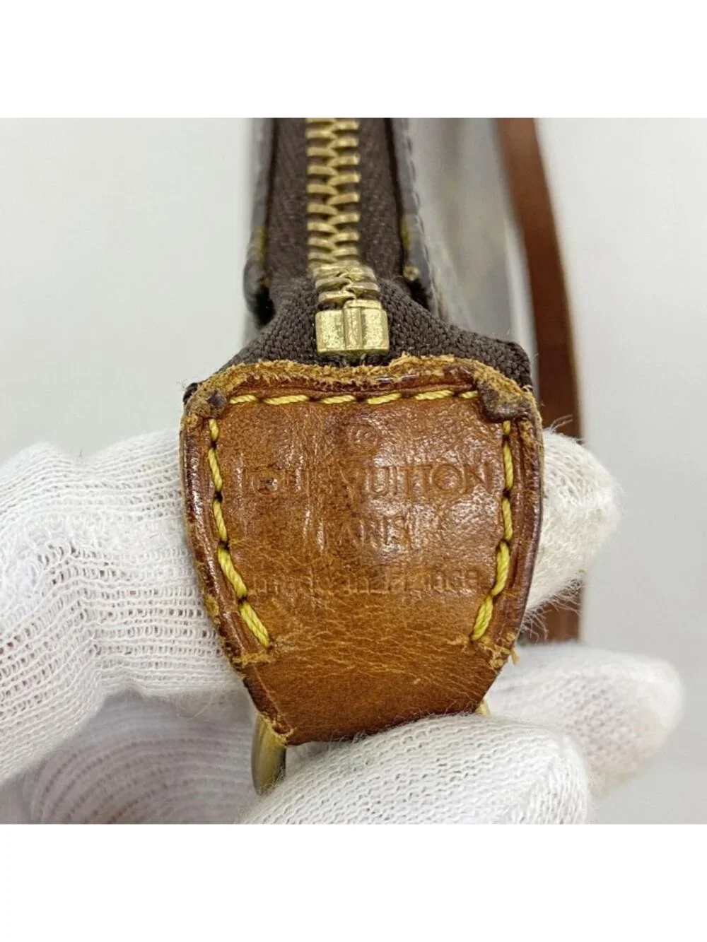Louis Vuitton Pouch Monogram Pochette Soir Brown